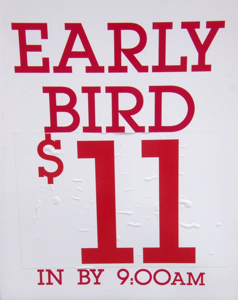 early bird 11